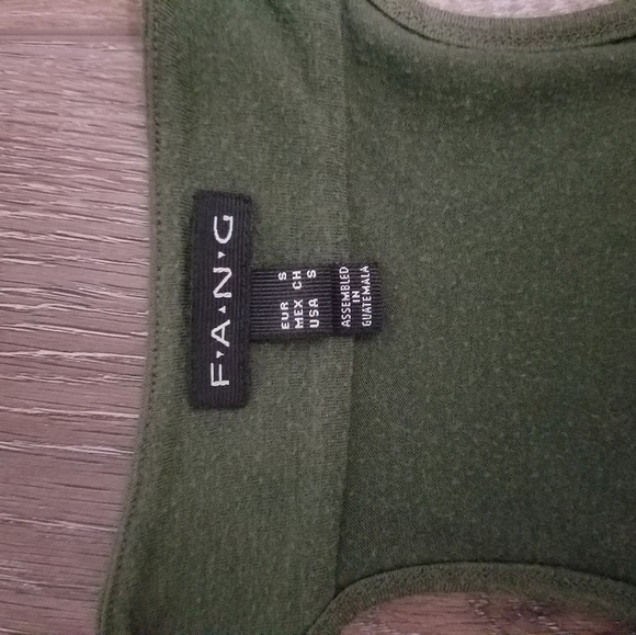 🏷FANG Cowl Kneck Racerback Tank Top - Picture 4 of 4